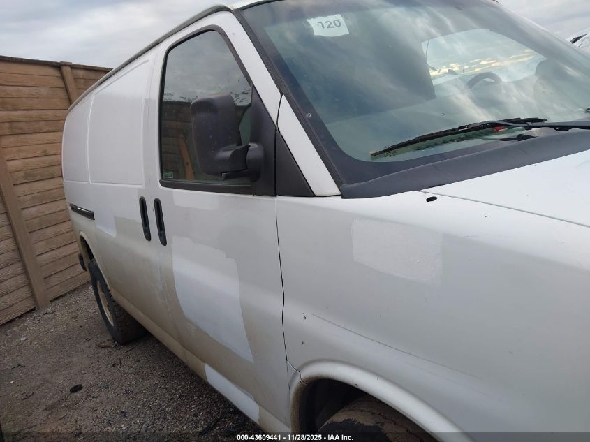 2014 Chevrolet Express 2500 Work Van VIN: 1GCWGFCA6E1206017 Lot: 43609441