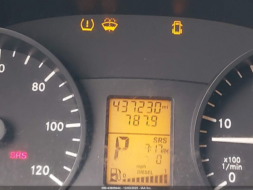 2011 Mercedes-Benz Sprinter 2500 High Roof VIN: WD3PE8CB5B5570278 Lot: 43609444