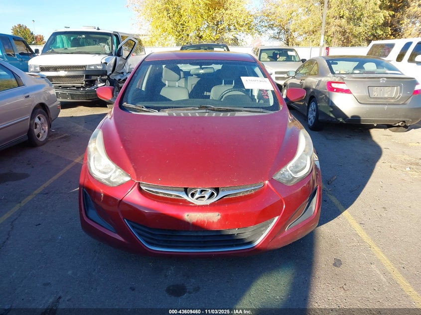 2016 HYUNDAI ELANTRA SE 5NPDH4AEXGH743340