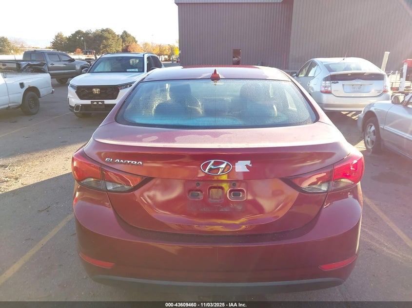 2016 HYUNDAI ELANTRA SE 5NPDH4AEXGH743340