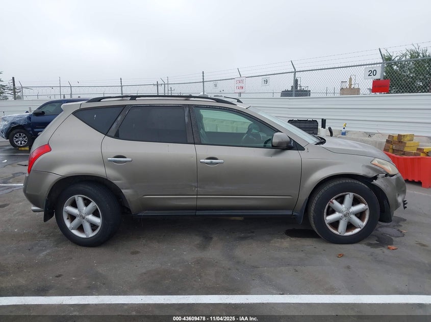 2004 Nissan Murano Se VIN: JN8AZ08W34W339295 Lot: 43609478