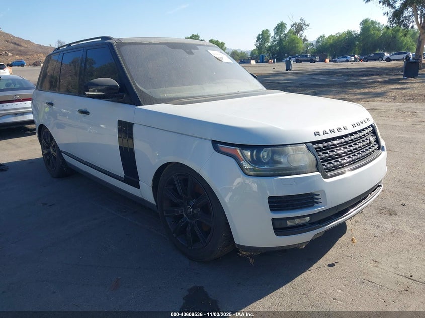 2016 Land Rover Range Rover 3.0L V6 Turbocharged Diesel Hse Td6