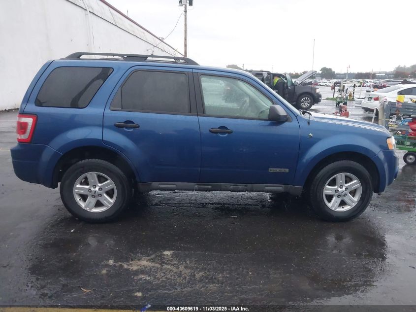 2008 Ford Escape Hybrid VIN: 1FMCU59HX8KE00019 Lot: 43609619