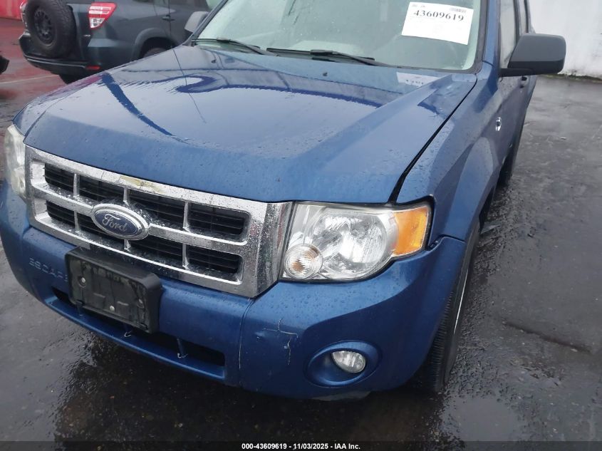 2008 Ford Escape Hybrid VIN: 1FMCU59HX8KE00019 Lot: 43609619