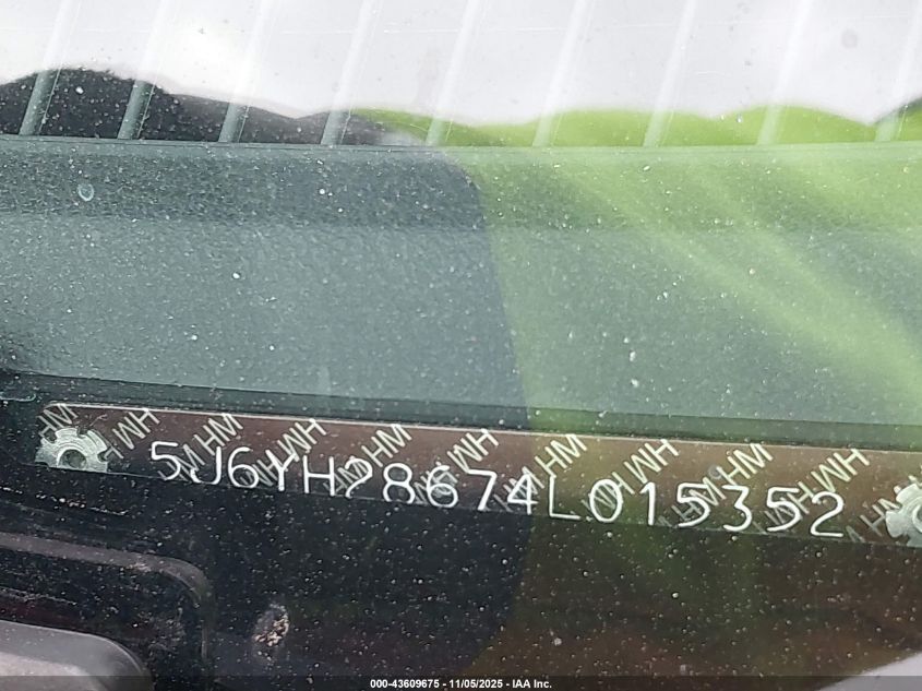 2004 Honda Element Ex VIN: 5J6YH28674L015352 Lot: 43609675