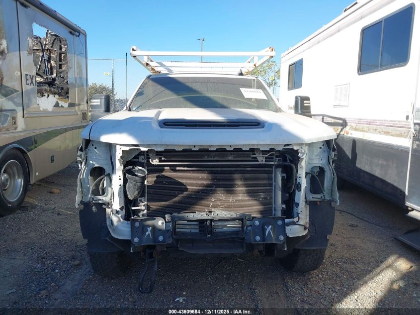 2020 Chevrolet Silverado 2500Hd 4Wd Long Bed Wt VIN: 1GB2YLE75LF325452 Lot: 43609684