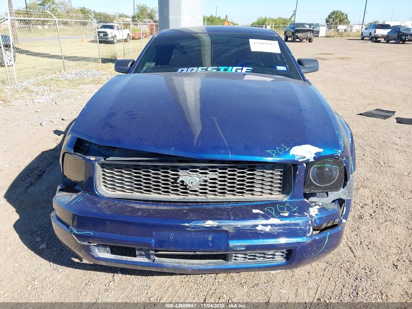 2006 Ford Mustang V6 VIN: 1ZVFT80NX65114141 Lot: 43609687