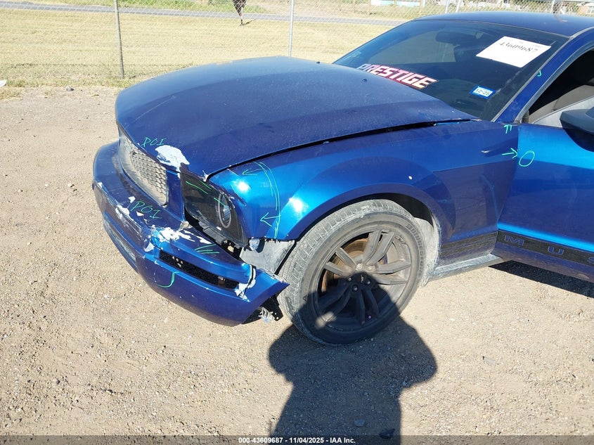 2006 Ford Mustang V6 VIN: 1ZVFT80NX65114141 Lot: 43609687