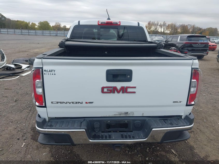 2017 GMC Canyon Slt VIN: 1GTG6DEN6H1249790 Lot: 43609704