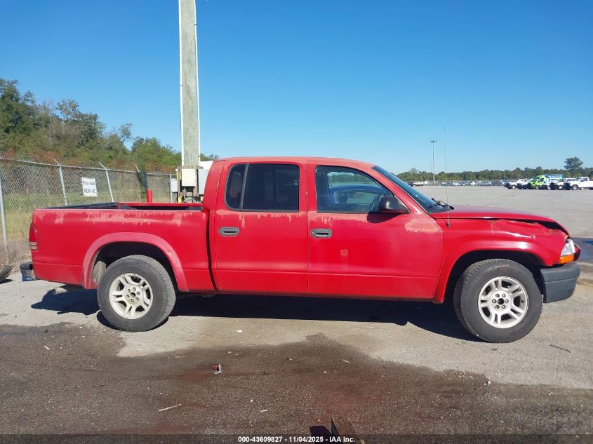 2004 Dodge Dakota Sport/Sxt VIN: 1D7HL38K04S533323 Lot: 43609827