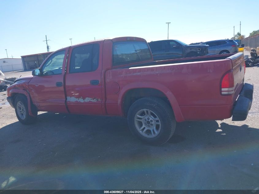 2004 Dodge Dakota Sport/Sxt VIN: 1D7HL38K04S533323 Lot: 43609827
