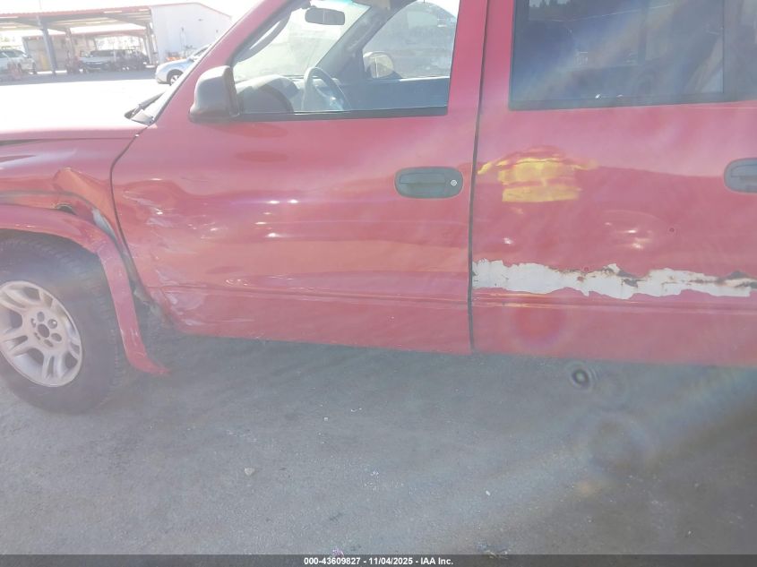 2004 Dodge Dakota Sport/Sxt VIN: 1D7HL38K04S533323 Lot: 43609827