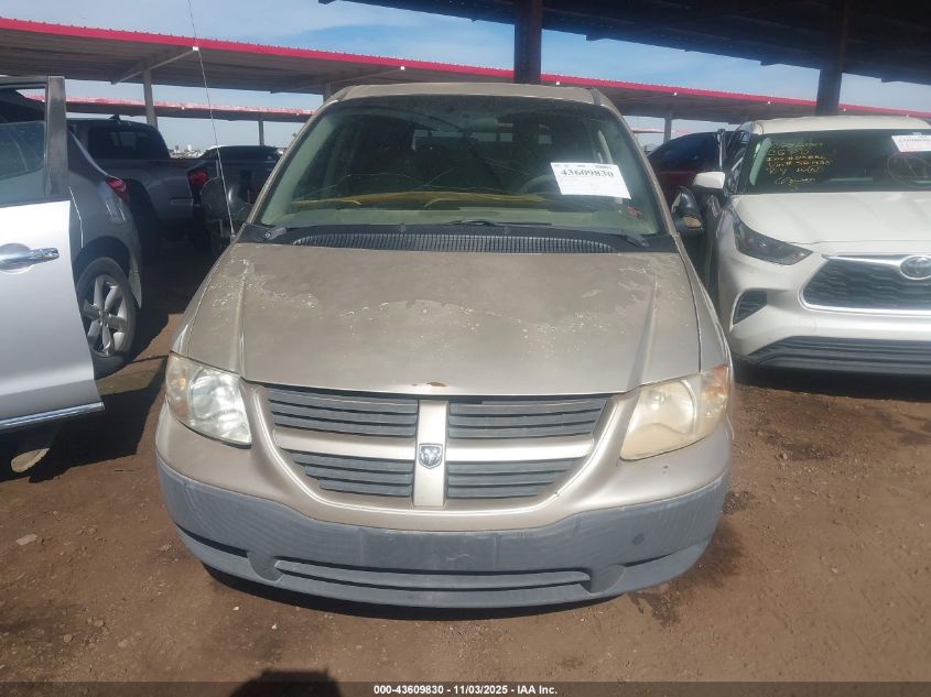 2005 Dodge Caravan Se VIN: 1D4GP25EX5B333492 Lot: 43609830