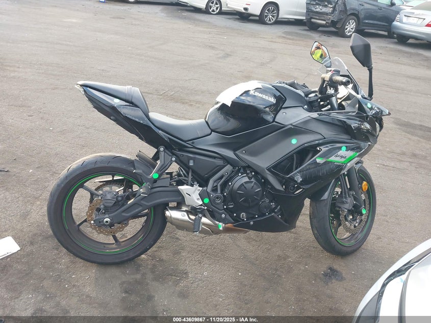 2025 Kawasaki Ex650 R VIN: ML5EXER14SDAF6294 Lot: 43609867