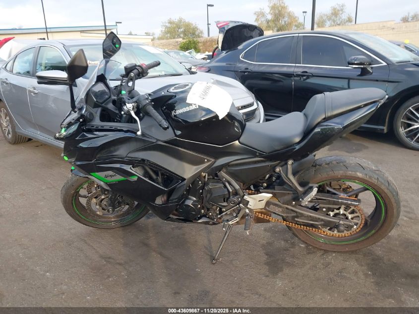 2025 Kawasaki Ex650 R VIN: ML5EXER14SDAF6294 Lot: 43609867