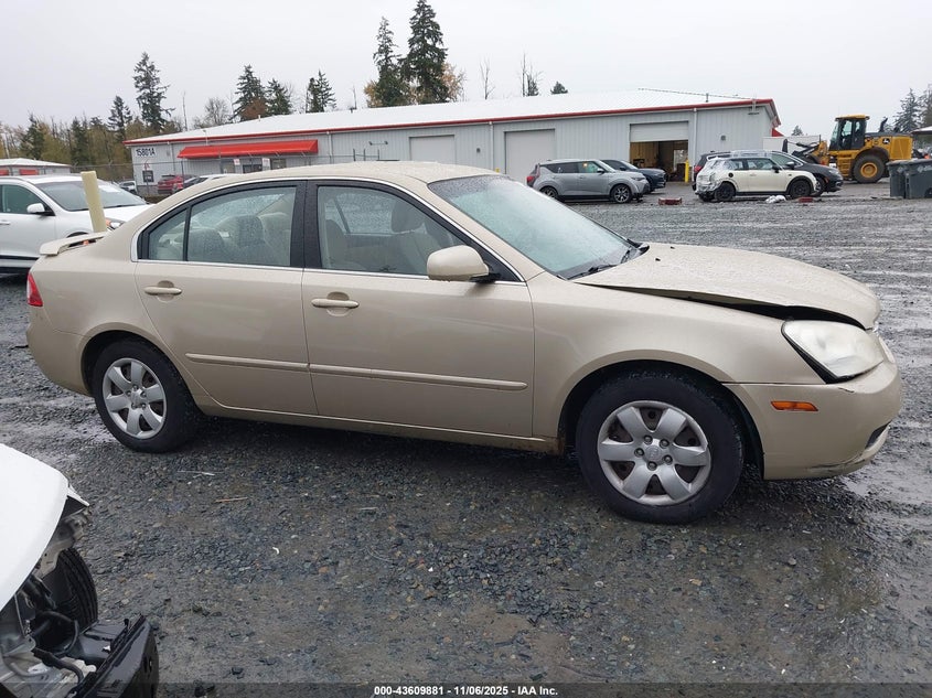 2008 Kia Optima Lx VIN: KNAGE123385189963 Lot: 43609881