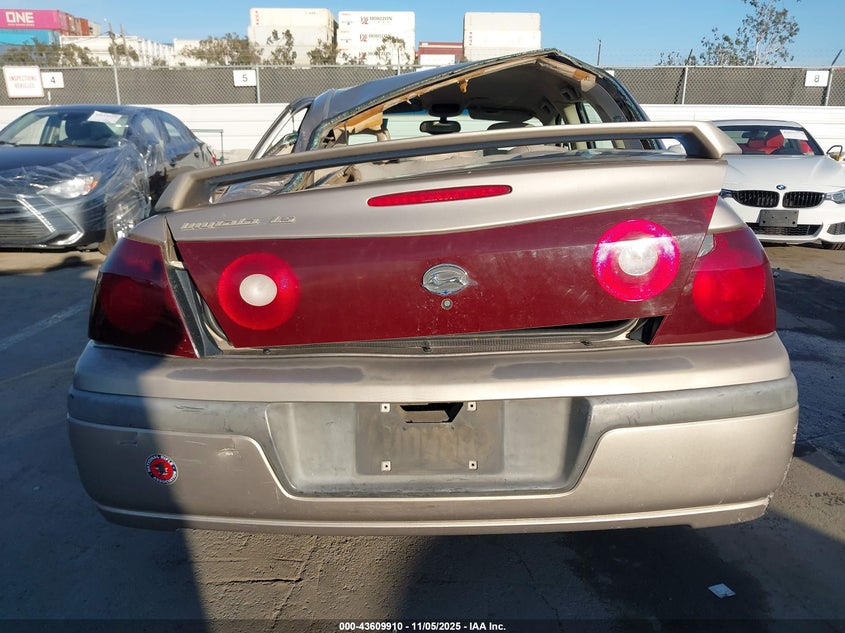 2001 Chevrolet Impala Ls VIN: 2G1WH55K719220309 Lot: 43609910