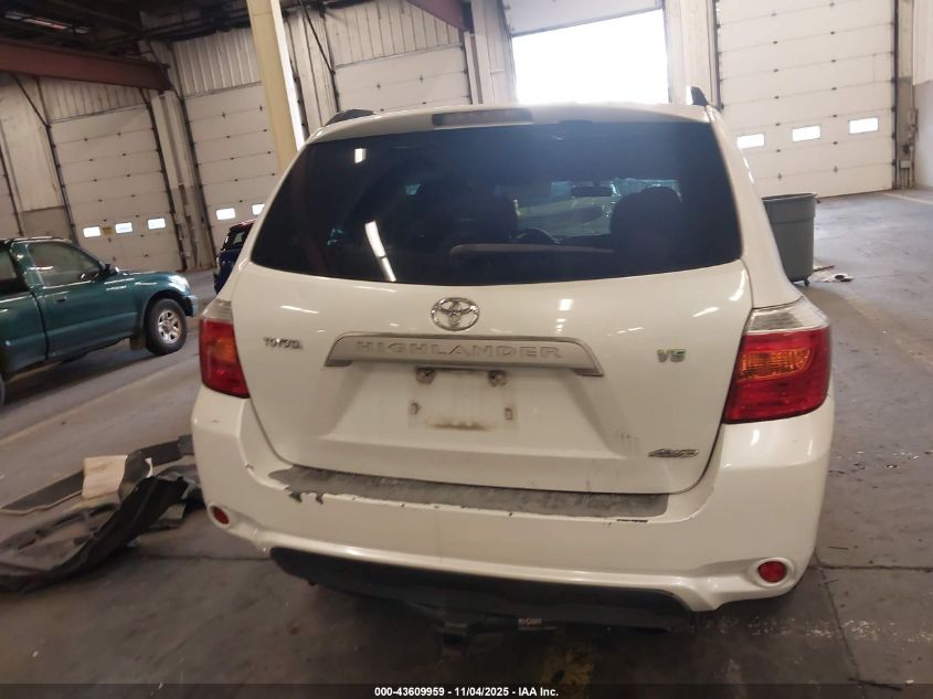 2008 Toyota Highlander VIN: JTEES41A382052636 Lot: 43609959