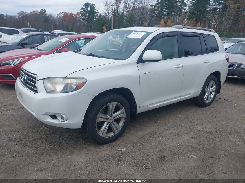 JTEES43A782056282 2008 TOYOTA HIGHLANDER photo no. 2