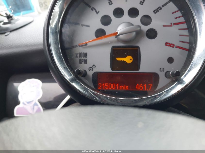 2010 Mini Cooper Clubman VIN: WMWML3C56ATX37508 Lot: 43610034