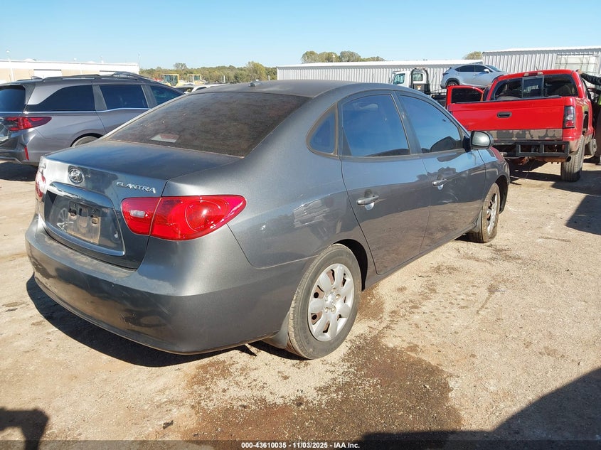 KMHDU46D99U631869 2009 HYUNDAI ELANTRA photo no. 4