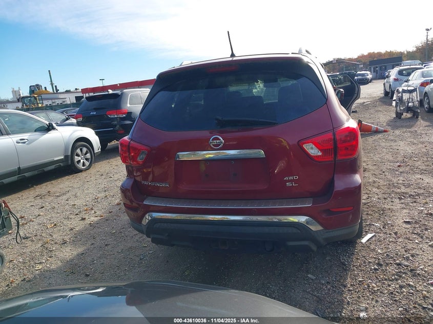 2018 NISSAN PATHFINDER SL - 5N1DR2MM8JC612328