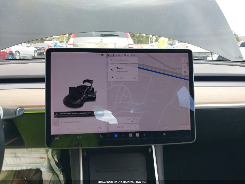 2019 Tesla Model 3 Long Range/Mid Range/Standard Range/Standard Range Plus VIN: 5YJ3E1EA7KF399161 Lot: 43610052