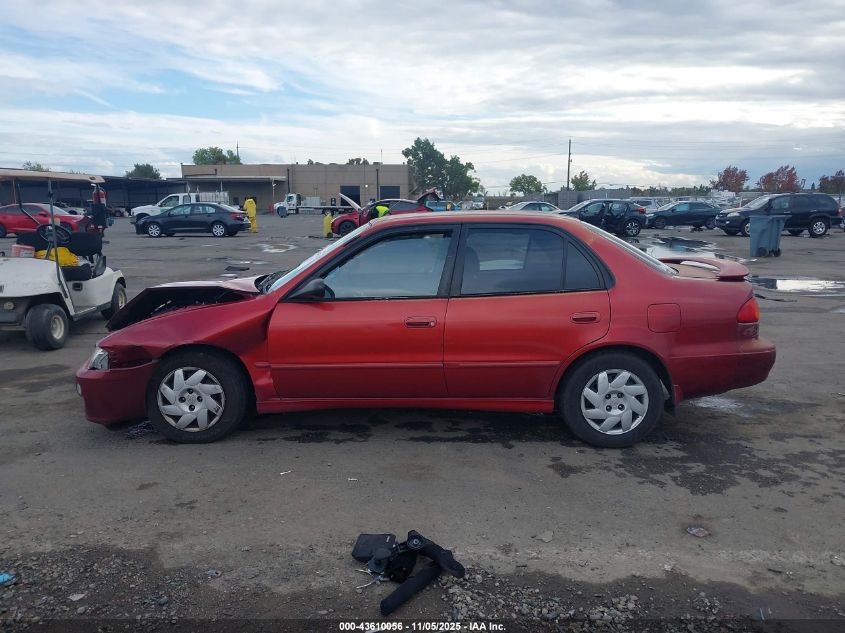 2002 Toyota Corolla S VIN: 1NXBR12E82Z655530 Lot: 43610056