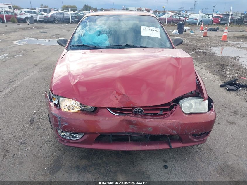 2002 Toyota Corolla S VIN: 1NXBR12E82Z655530 Lot: 43610056