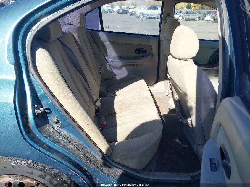 2003 Hyundai Elantra Gls/Gt VIN: KMHDN45D93U583361 Lot: 43610070