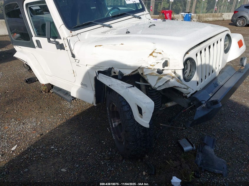 1997 Jeep Wrangler Sahara VIN: 1J4FY49S1VP527519 Lot: 43610075