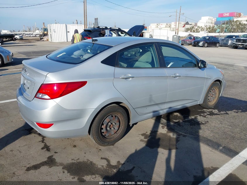 2015 HYUNDAI ACCENT GLS KMHCT4AE6FU886859