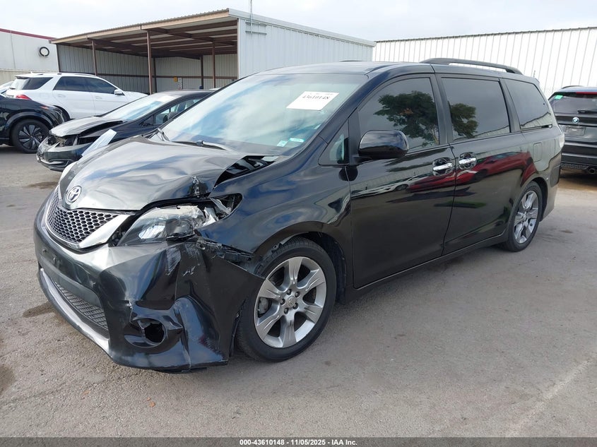 2014 TOYOTA SIENNA SE 8 PASSENGER 5TDXK3DC4ES516848