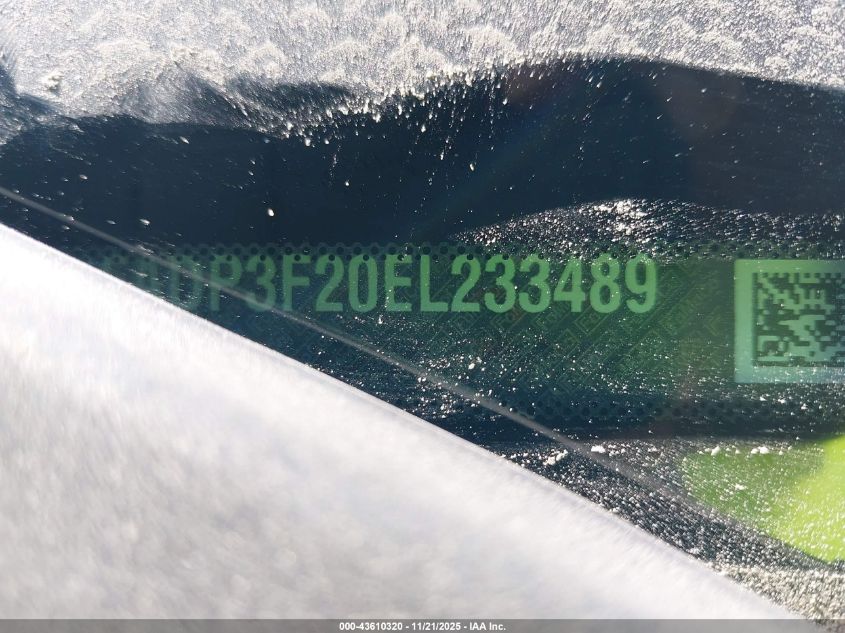 2014 Ford Focus Se VIN: 1FADP3F20EL233489 Lot: 43610320