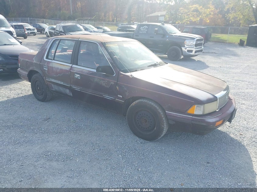 1P3XA4632NF187055 1992 Plymouth Acclaim auction photo 1