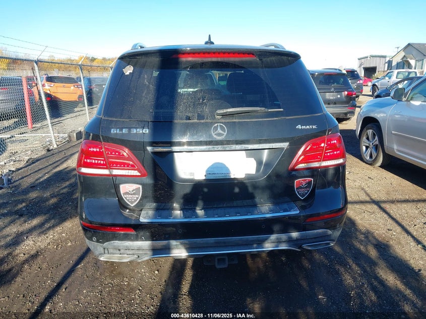 2017 MERCEDES-BENZ GLE 350 4MATIC - 4JGDA5HB2HA965946