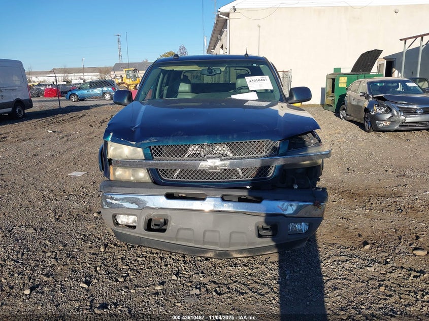 2005 Chevrolet Avalanche 1500 Z71 VIN: 3GNEK12Z55G241760 Lot: 43610487