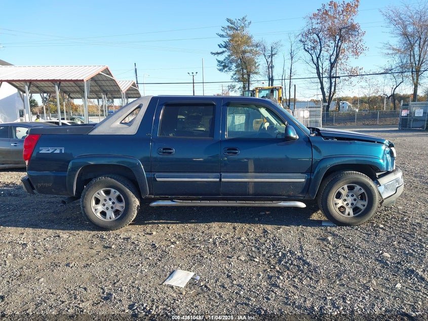 2005 Chevrolet Avalanche 1500 Z71 VIN: 3GNEK12Z55G241760 Lot: 43610487