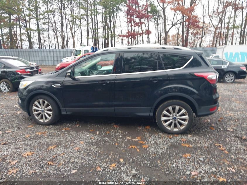 2017 Ford Escape Titanium VIN: 1FMCU9JD7HUC83505 Lot: 43610514