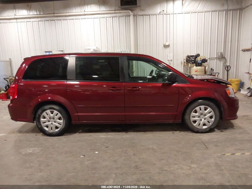 2017 Dodge Grand Caravan Se VIN: 2C4RDGBGXHR582317 Lot: 43610525