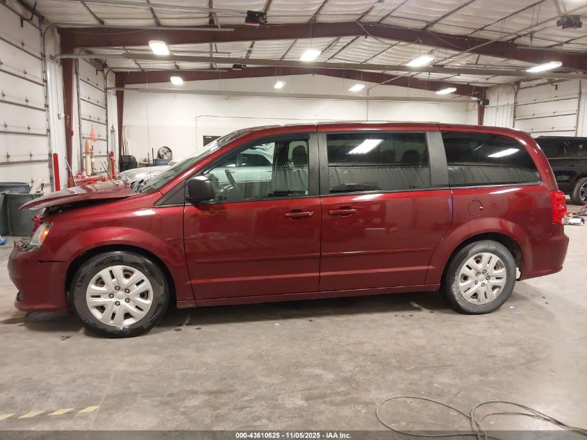 2017 Dodge Grand Caravan Se VIN: 2C4RDGBGXHR582317 Lot: 43610525