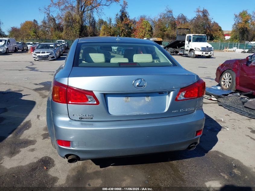 2009 Lexus Is 250 VIN: JTHCK262895034343 Lot: 43610568