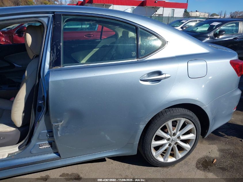 2009 Lexus Is 250 VIN: JTHCK262895034343 Lot: 43610568