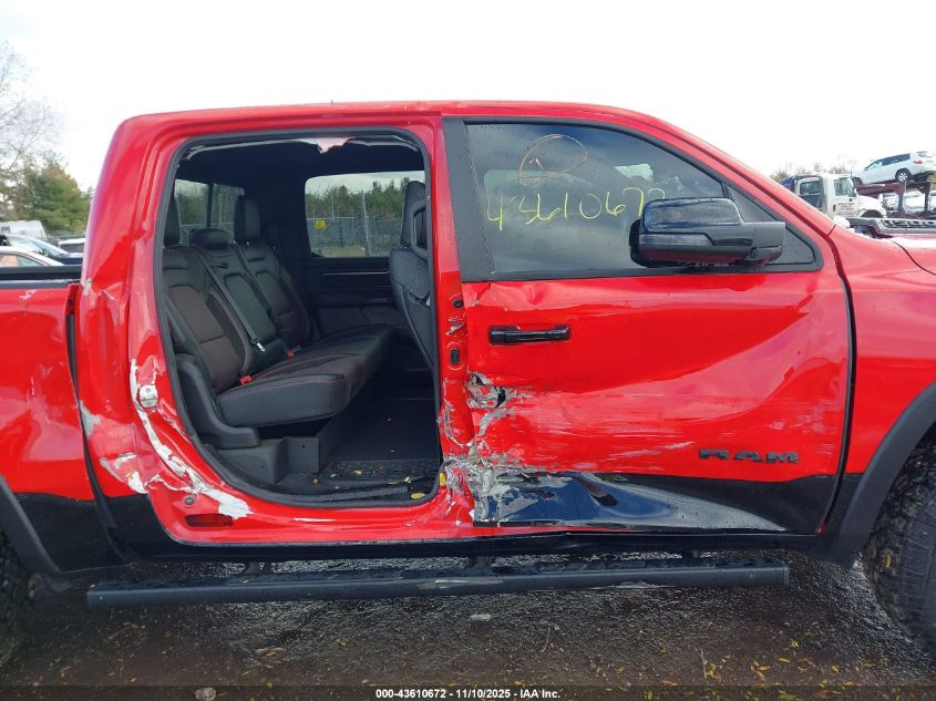 2025 Ram 1500 Rebel 4X4 5'7 Box VIN: 1C6SRFLP1SN723752 Lot: 43610672