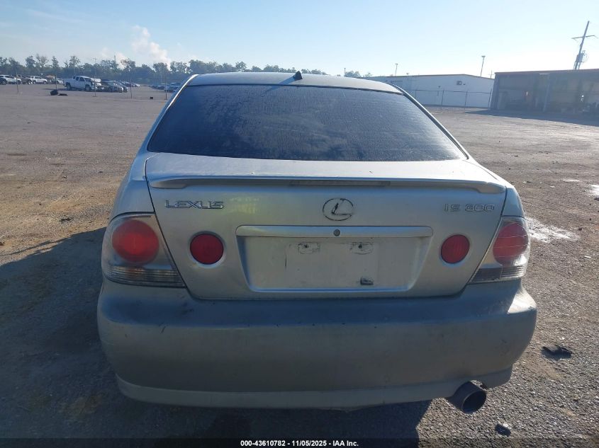 2002 Lexus Is 300 VIN: JTHBD192620055254 Lot: 43610782