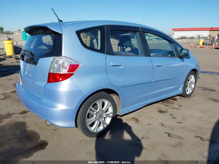 JHMGE88459S042315 2009 HONDA FIT photo no. 4