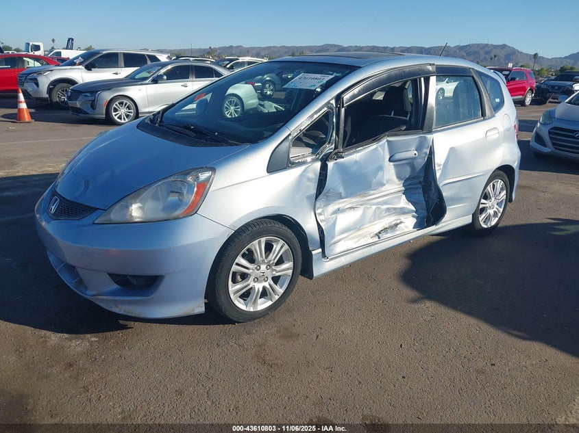 JHMGE88459S042315 2009 HONDA FIT photo no. 2