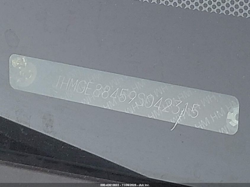 2009 Honda Fit Sport VIN: JHMGE88459S042315 Lot: 43610803