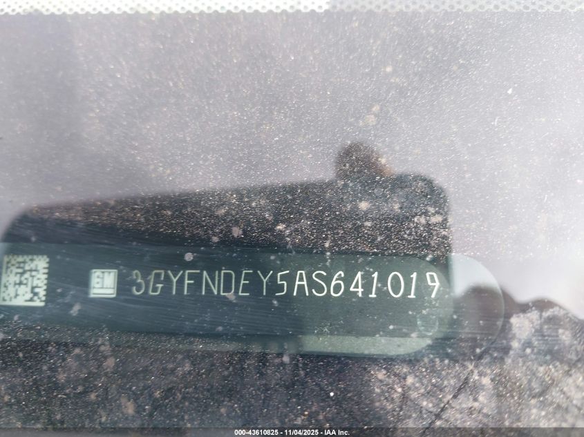 2010 Cadillac Srx Luxury Collection VIN: 3GYFNDEY5AS641019 Lot: 43610825