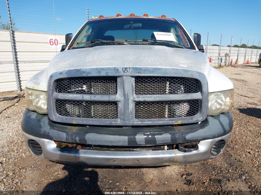 2003 Dodge Ram 3500 Slt/Laramie/St VIN: 3D7MA48CX3G797870 Lot: 43610905
